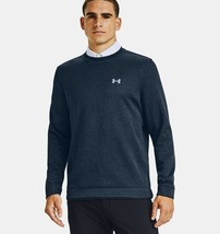 Mens Under Armour UA Sweaterfleece Crewneck Top - NAVY BLUE - XL - NWT - £26.68 GBP