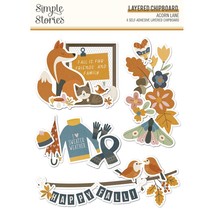 Acorn Lane Layered Chipboard- AL21022 - $19.56