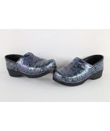 Dansko Womens 10.5 11 EU 41 Distressed Patent Leather Slip On Clogs Mule... - $989.95 MXN