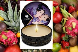 EXOTIC FRUITS SHUNGA LIBIDO SCENTED MASSAGE SOY CANDLE 1 oz - €8,58 EUR