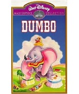 Disney&#39;s Masterpiece DUMBO Animated Family VIDEO VHS 1998 Clamshell - £4.70 GBP