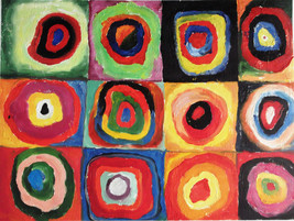 Kandinsky - Genuine Oil Painting (After) Invest $ In Wassilly Kandinsky Rare Art - £141.59 GBP