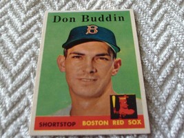 1958 Topps Don Buddin # 297 Red Sox Nm / Mint Or Better !! - £146.15 GBP