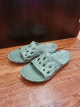 Merrell Hydro Slide Sandals Mens 11 Green Camo Lightweight Water Resista... - $36.50