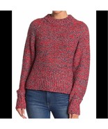 Current/Elliott The Moonshine Sweater, Red/Black, Size 2, Small, NWT - $1,914.47 MXN
