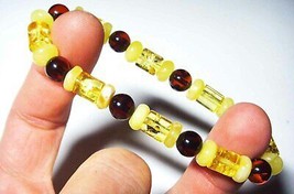 Natural Baltic Amber Bracelet Amber Beads Bracelet amber jewelry  A420 - £46.58 GBP