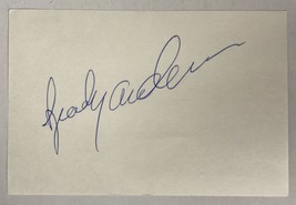 Sparky Anderson (d. 2010) Autographed 4x6 Index Card #2 - £11.79 GBP