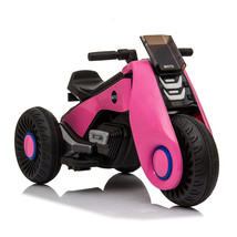 US Kids Electric Motorcycle 3 Wheels Double Drive 6v 4.5a.h Pink - £258.71 GBP