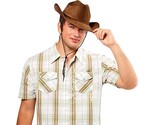 Forum Novelties Faux Suede Adult Cowboy Costume Hat, Brown, One Size - £11.77 GBP