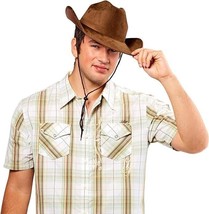Forum Novelties Faux Suede Adult Cowboy Costume Hat, Brown, One Size - €12,89 EUR