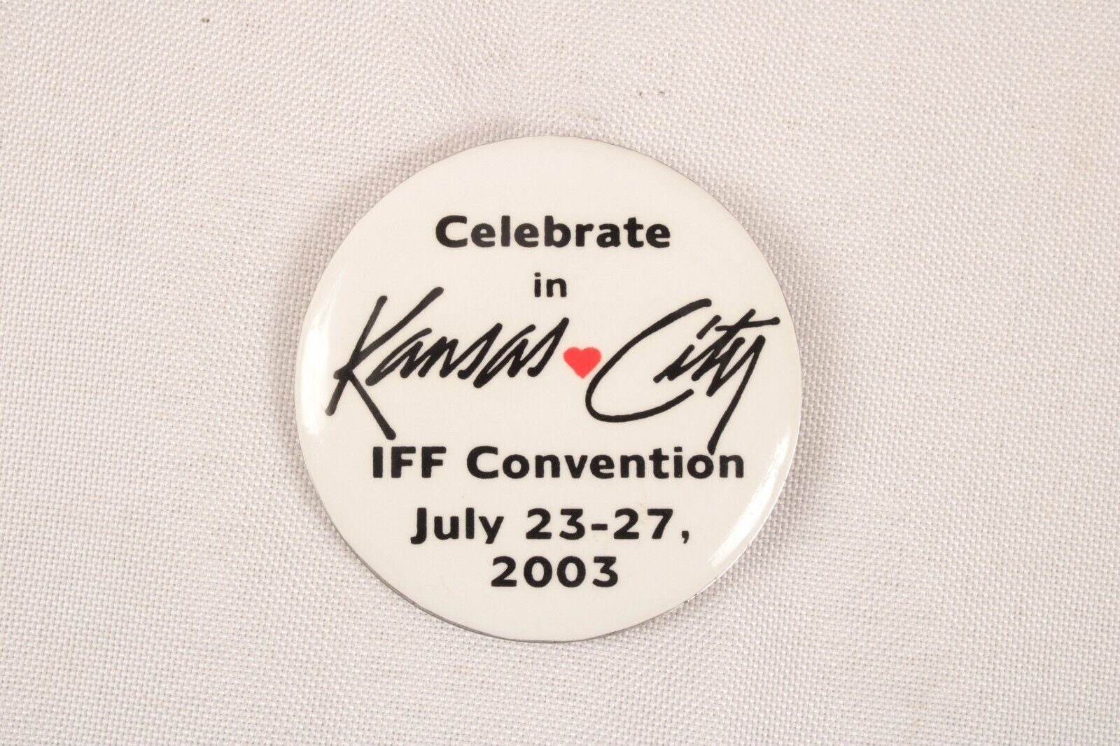 3 Kansas City Pinback Buttons 2003 - $3.99