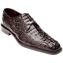 Belvedere Mens Dress formal Shoes Chapo Genuine Crocodile Brown 1465 - £593.33 GBP