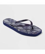 Shade &amp; Shore Women&#39;s Palmer Bandana Flip Flops Dark Blue Size 7 - €9,43 EUR