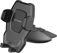 Cellet CD Slot Car Phone Holder Mount Cradle Three Side Grips One Touch Design - £9.10 GBP