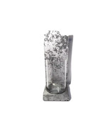 Pier 1 Single Galvanized Iron and Glass Vase or Candle Holder - €6,97 EUR
