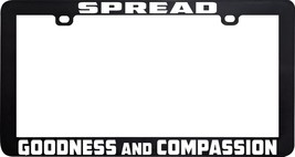 SPREAD GOODNESS AND PEACE FAITH BIBLE LICENSE PLATE FRAME HOLDER - £5.53 GBP