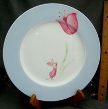 Disney Dinner Plate Piglet Looking At Flower 10 5/8" Winnie The Pooh Replacement - £14.23 GBP