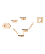 VEVOR Wall Mounted Cat Shelves, Cat Wall Shelves and Perches with Jumping Boards - €72,71 EUR