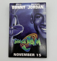 Space Jam Pin November 15 Movie Opening Michael Jordan Bugs Bunny Tune Squad - £9.69 GBP