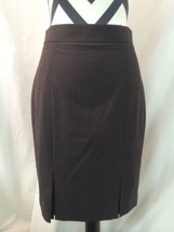 Ann Taylor Women&#39;s Skirt Petites Gray Wool Lined Skirt Size 4P New  - $34.65