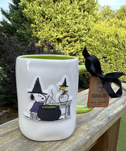 SNOOPY Woodstock Rae Dunn Peanuts Halloween Mug NEW Cup 2023 Witch Hat Cauldron - £19.33 GBP