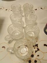 L E SMITH 7 punch cups Pinweels &amp; Stars Slewed Horseshoes Pattern, 2 1/4... - $1,302.35 MXN