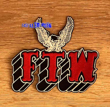 FOREVER TWO WHEELS F THE WORLD FTW PATCH outlaw biker chopper motorcycle... - £7.16 GBP