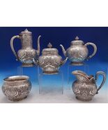 Persian by Tiffany and Co Sterling Silver Tea Set 5pc (#8559) Beautiful! - €17.904,16 EUR
