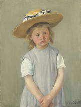 Mary Cassatt -Child in a Straw Hat The Boating Py reproOil Painting Giclee Print - £9.05 GBP+