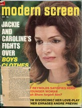 Modern Screen Magazine October 1972- Jackie Onassis- Robert Redford- Mia Farrow - £9.90 GBP