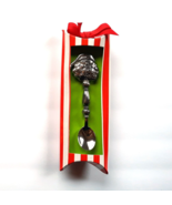 Mud Pie Silver Metal Santa Demi Spoon Holiday Christmas - £9.59 GBP