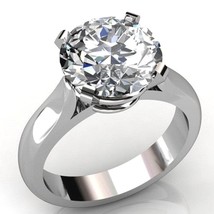 Argent Sterling 2.50CT Rond Brillant Cut Moissanite Bague Solitaire Fiançailles - £83.92 GBP