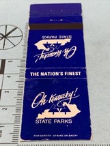 Vintage Matchbook Cover  Oh Kentucky! State Parks   gmg - £9.78 GBP