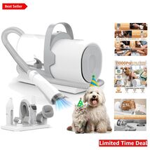 Pet Grooming Vacuum with Low Noise &amp; 4.6ft Hose for Stress-Free Grooming - $195.97