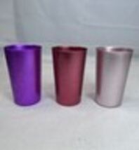Nasco Flamingo Aluminum Tumbler Drinking Glass Metal Cup Vintage Retro M... - $7.91