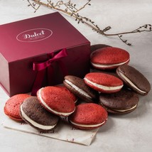 Dulcet Gift Baskets Red Velvet &amp; Chocolate  Favorite Whoopie Pie Assortment Gift - £54.11 GBP