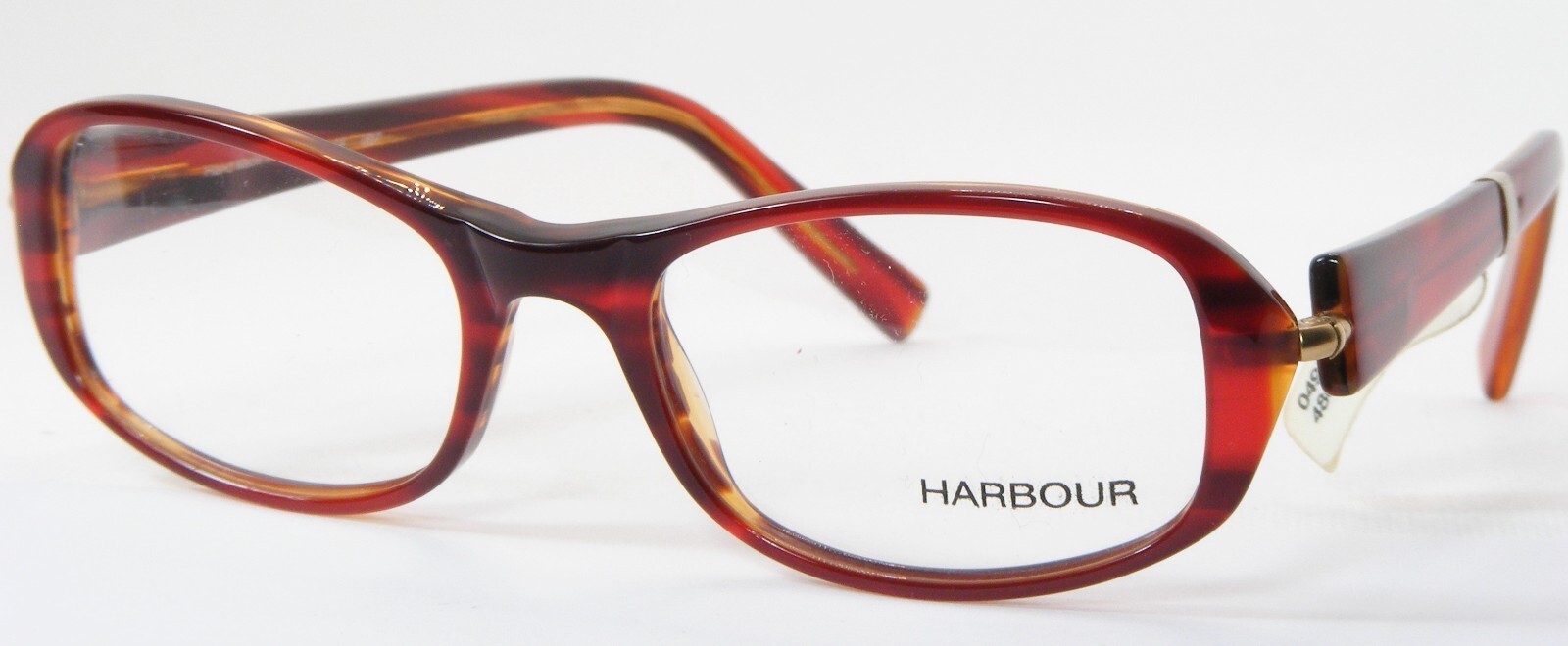 HARBOUR XXXVIII 009 BURGUNDY /CARAMEL /GOLD EYEGLASSES GLASSES 50-17-135... - $97.17