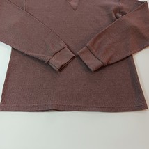 Essential By Seven Apparel Thermal Shirt Men's Medium Brown Long Sleeve Outdoor image 7