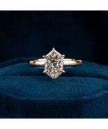 2 CT Duchess Marquise Cut Lab Grown Diamond CVD 14K Yellow Gold Engageme... - $2,550.00