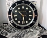 Invicta pro diver stainless steel brown 14 inch wall clock water resistant - $229.90