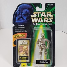 Star Wars Power Of The Force C-3P0 With Episode 1 Flashback Photo 1998 New - £9.98 GBP