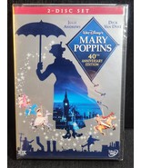 MARY POPPINS 40TH ANNIVERSARY EDITION 2-DISC DVD WALT DISNEY NEW &amp; SEALED - £8.99 GBP