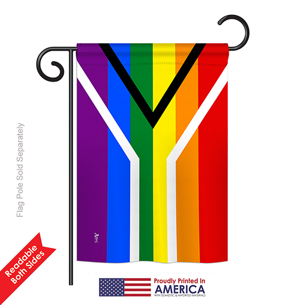 Primary image for Gay Flag of South Africa - Impressions Decorative USA Vintage - Applique Garden 