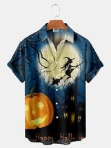 Halloween witch on a broomstick Samhain spooky horror witchcraft shirt for men - £19.67 GBP