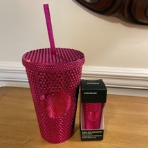 Starbucks 2022 Pink Tumbler and Ornament Key Chain NEW - £35.91 GBP