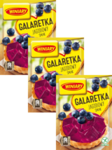 WINIARY Instant jello BLUEBERRY flavor PACK of 3 Made in Poland FREE SHI... - $9.89