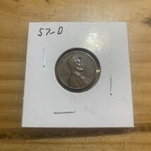 1957 D Lincoln Bronze Wheat Penny Average Circulated Condition - $4.95