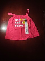 I&#39;m Happy And You Know It Baby Girls Size 3 Month Tank Top Short - $9.90