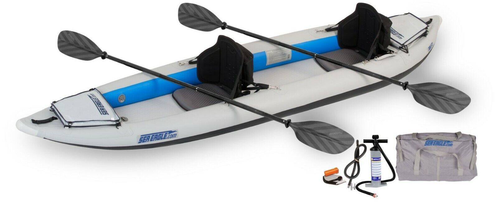 Sea Eagle 385ft Pro Package Inflatable Fast Track Kayak Paddles, Pump Skeg, +++ - £1,021.83 GBP