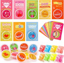 Valentines Day Cards for Kids 32 Pack Valentines Day Gifts with Playing Dough DI - £23.56 GBP